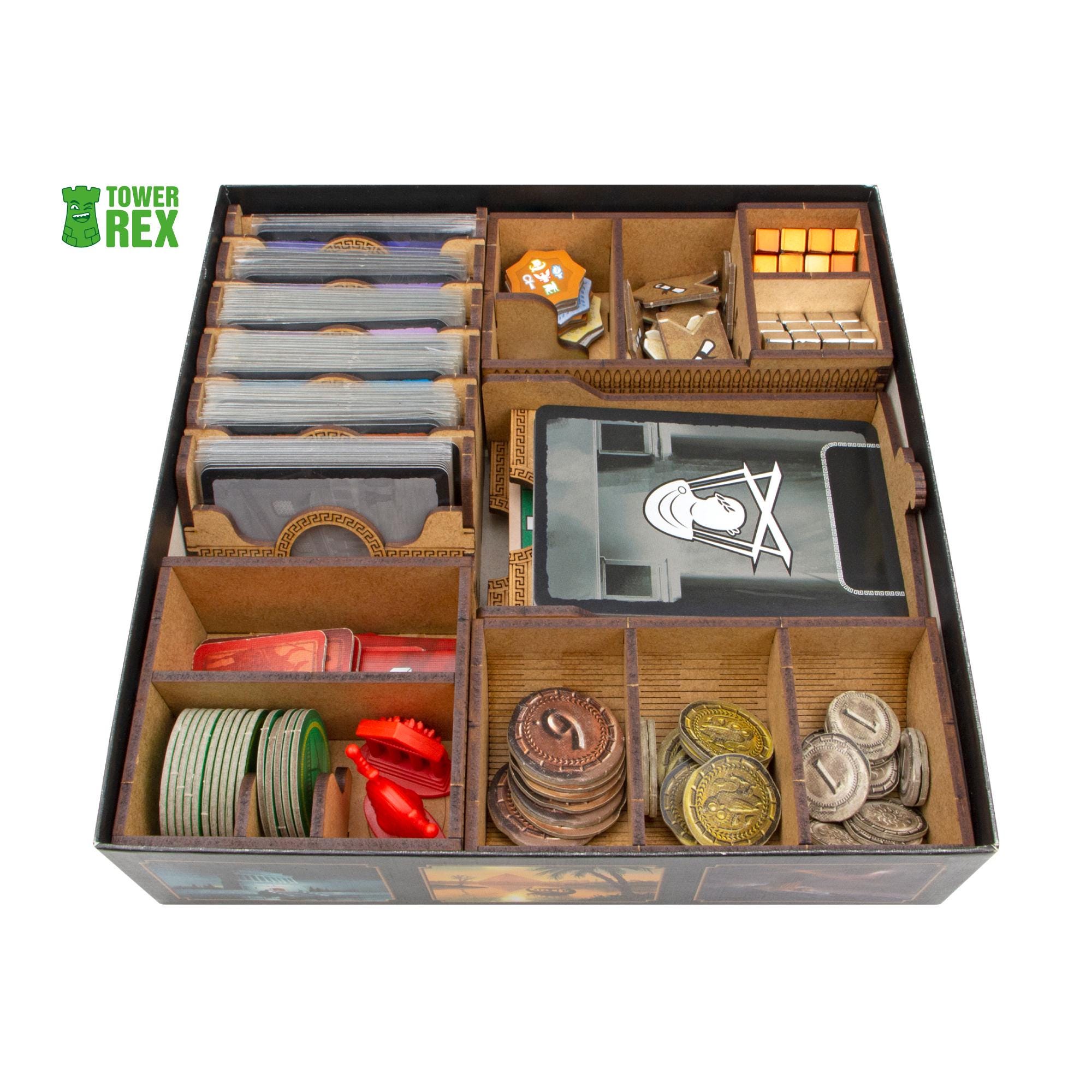 Organizer for 7 Wonders Duel + Agora, Pantheon Expansions, Storage