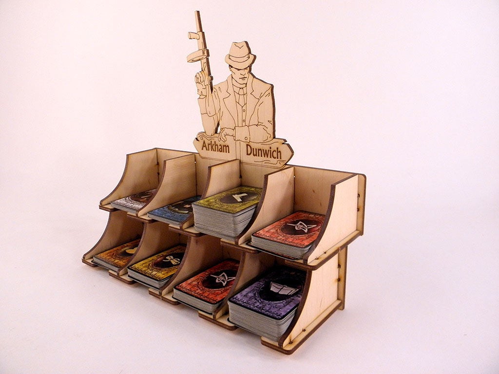 dice tower arkham horror card game Mechanical dice tower with mechanical dice jail. Beautiful dice tower. –  Customised Gaming main image 0