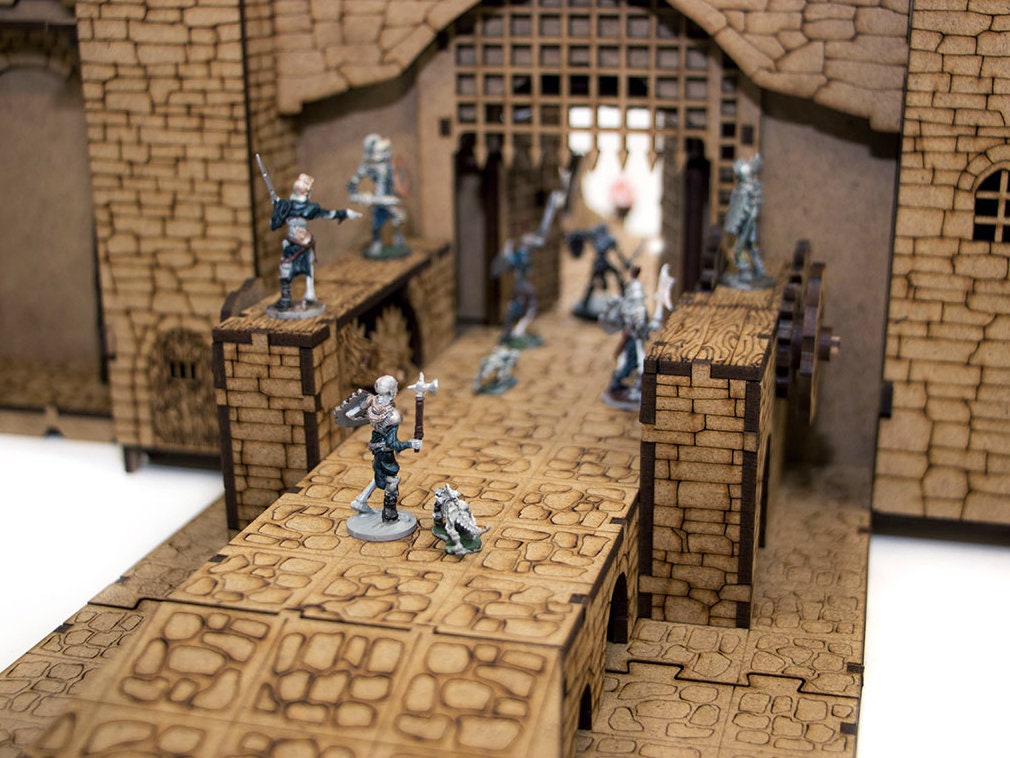 Ruine F Tabletop Gelände - 28mm Tabletop Modelle - HDR D&D