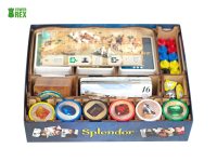 Organizer for Splendor and The Cities of Splendor Expansion, Storage Insert Compatible with Board Game, Gift for Board Gamers