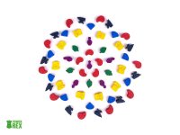 Flamecraft Goods Tokens Set, Tokens compatible with Flamecraft Board Game, Flamecraft Accessories, Upgrade for Flamecraft Tabletop