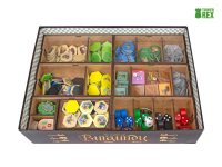 Organizer for Castles of Burgundy Anniversary Edition + 8 Expansions, Insert Compatible with Board Game, Gift for Board Gamers